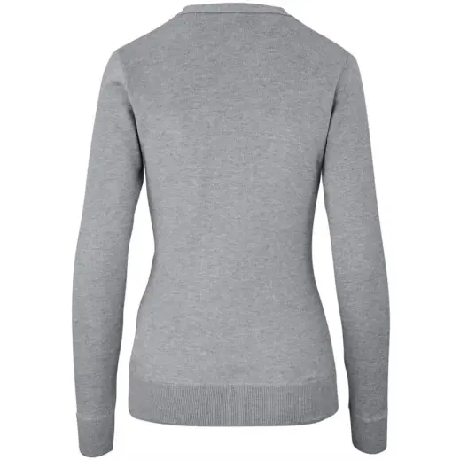 Ladies Waverley Cardigan Grey Back